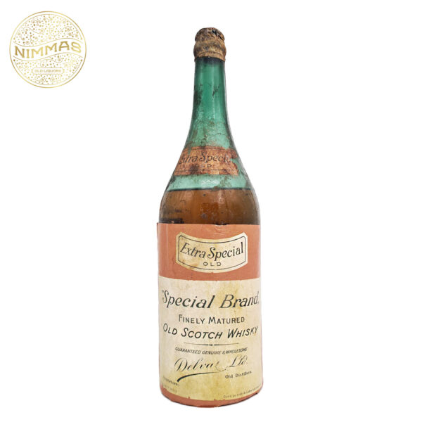 Delva Extra Special Old Scotch Whisky, Distilled 1930's nimmas