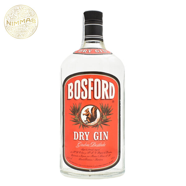 bosford dry gin 1980's nimmas