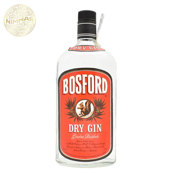 bosford dry gin 1980's nimmas