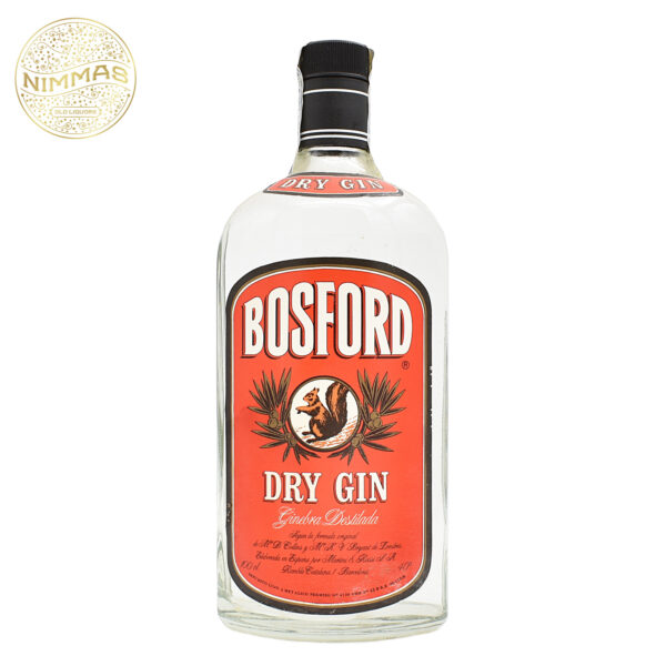 bosford dry gin 1980's nimmas