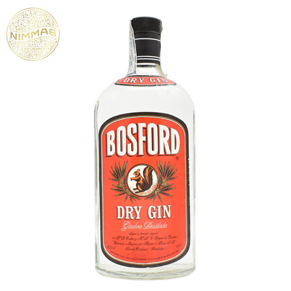 bosford dry gin 1980's nimmas